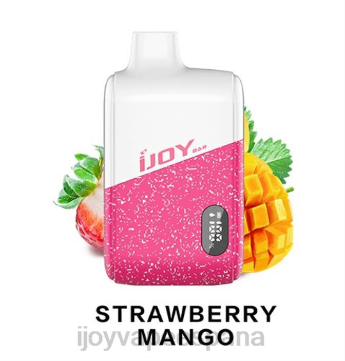 iJOY Bar IC8000 desechable N2R6194 mango fresa | Cigarro Electronico iJOY Precio