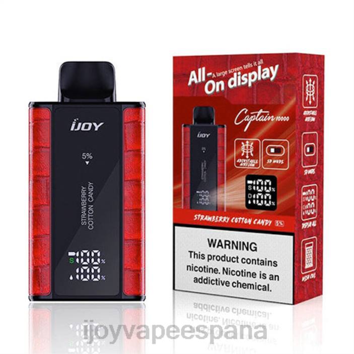 iJOY Bar Captain desechable N2R695 algodón de azúcar de fresa | Cigarro Electronico iJOY Bar