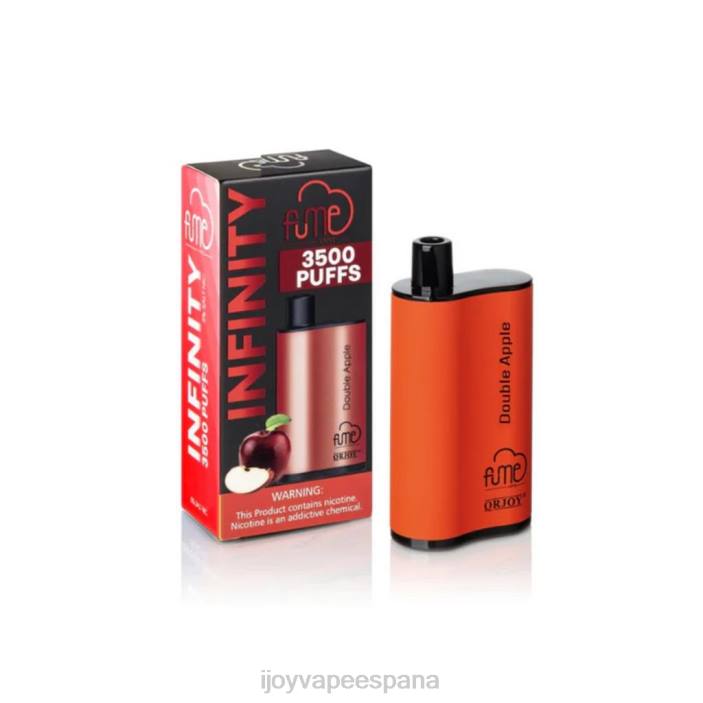 iJOY Fume Infinity desechables 3500 inhalaciones | 12ml N2R6101 manzana doble | iJOY Vape EspaÃ±a