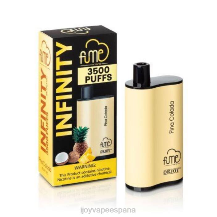 iJOY Fume Infinity desechables 3500 inhalaciones | 12ml N2R6105 piña colada | Cigarro Electronico iJOY Bar