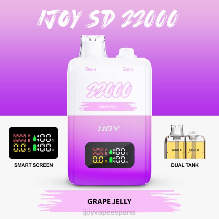 iJOY SD 22000 desechable N2R6153 mermelada de uva | iJOY Vape Barcelona