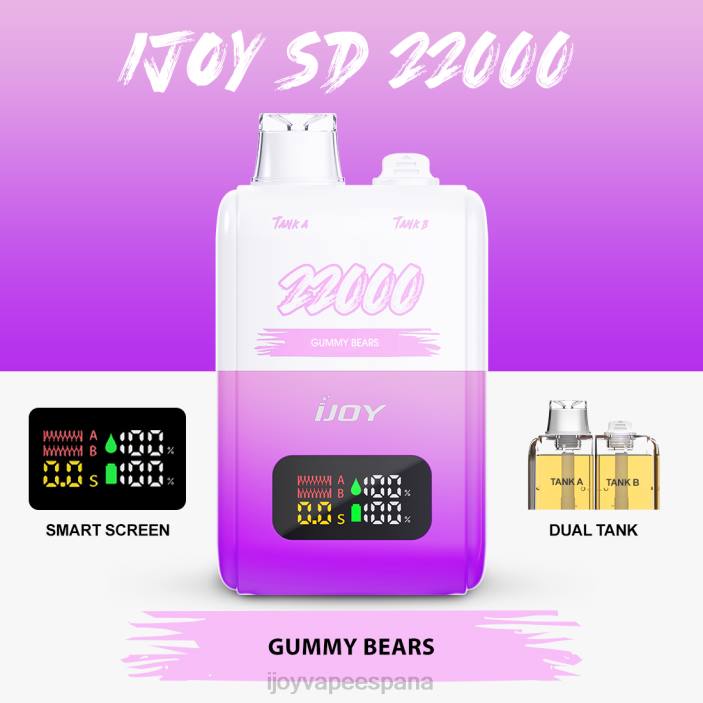 iJOY SD 22000 desechable N2R6154 ositos de goma | Cigarro Electronico iJOY Precio