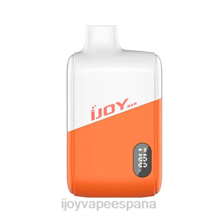 iJOY Bar Smart Vape 8000 bocanadas N2R617 arándano durazno | iJOY Bar Sabores